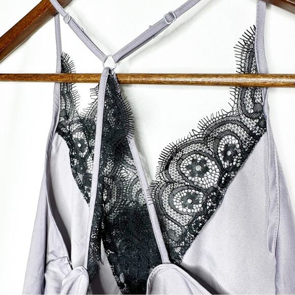 FREE PEOPLE Intimately Starlight Cami Silver Mauve NWT in XS - Picture 4 of 6